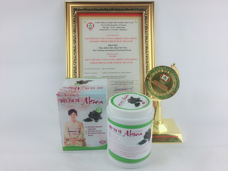 Bột tía tô Akina từ Nhật Bản - giải pháp tối ưu từ thiên nhiên cho người bệnh gút- tăng acid uric huyết